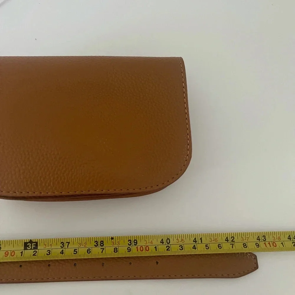 Belted Fanny Pack Belt Bag Tan Size M - Picture 9 of 11